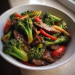 biff och broccoli wok recept