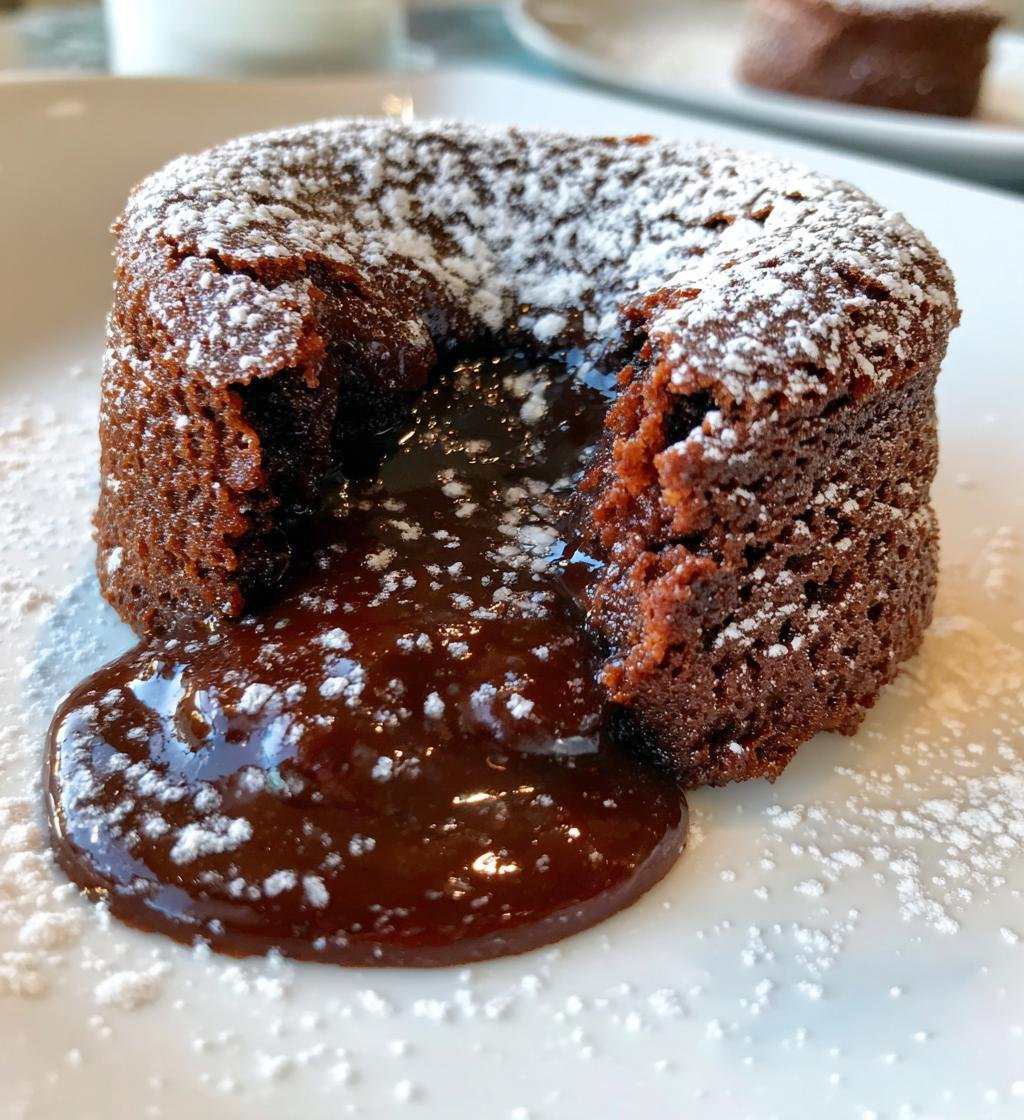 chokladlava kaka njutning enkelt recept - detail 1