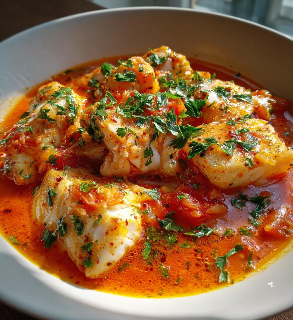 fiskgryta med saffran och tomat