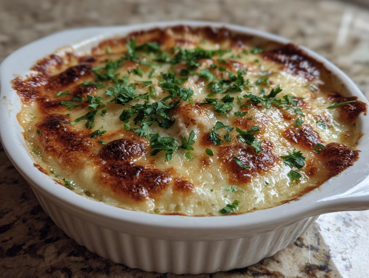 gratinerad krabba med ost recept - detail 2