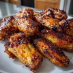 kryddig honungsglaserad kycklingvingar recept
